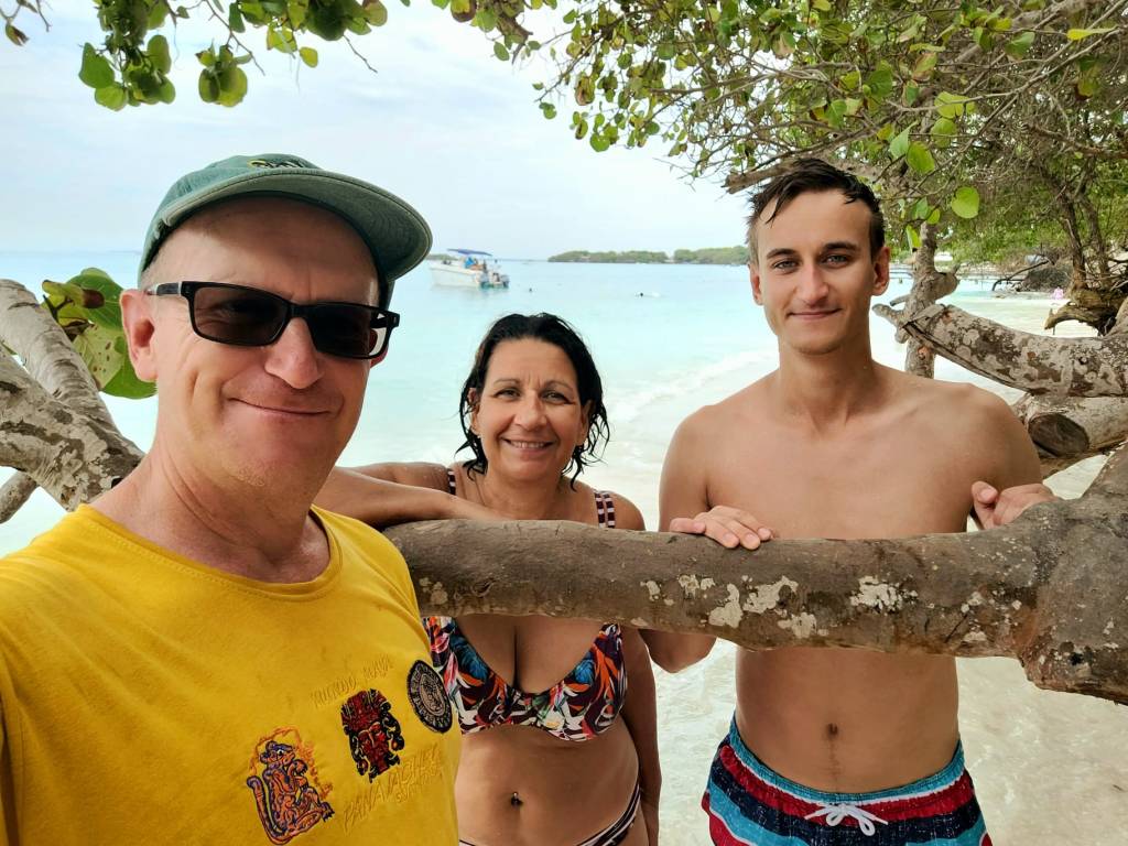 Mit Niklas auf die Isla Rosario zu&nbsp;Pablo